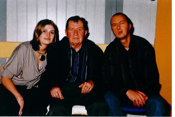 Concert anniversaire du Cam�l�on , Eug�ne, sa fille Natacha et son fils Bruno.