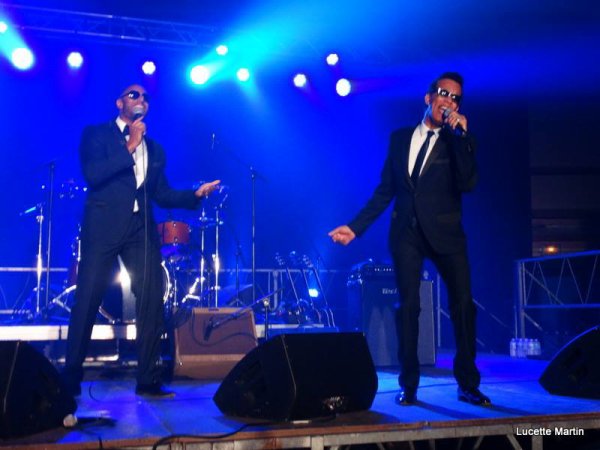  Les Soul Men  VIGON et JAY , les choristes Jessica et Ang�lick en live pour le Concert hommage � Eric Bamy le  samedi 24 Octobre 2015 � Vieux Cond�