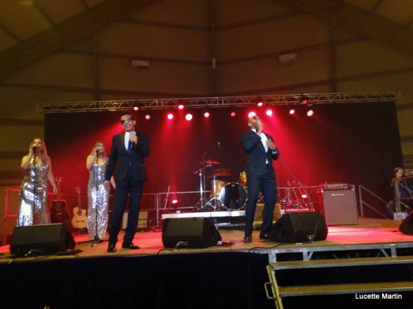  Les Soul Men  VIGON et JAY , les choristes Jessica et Ang�lick en live pour le Concert hommage � Eric Bamy le  samedi 24 Octobre 2015 � Vieux Cond�
